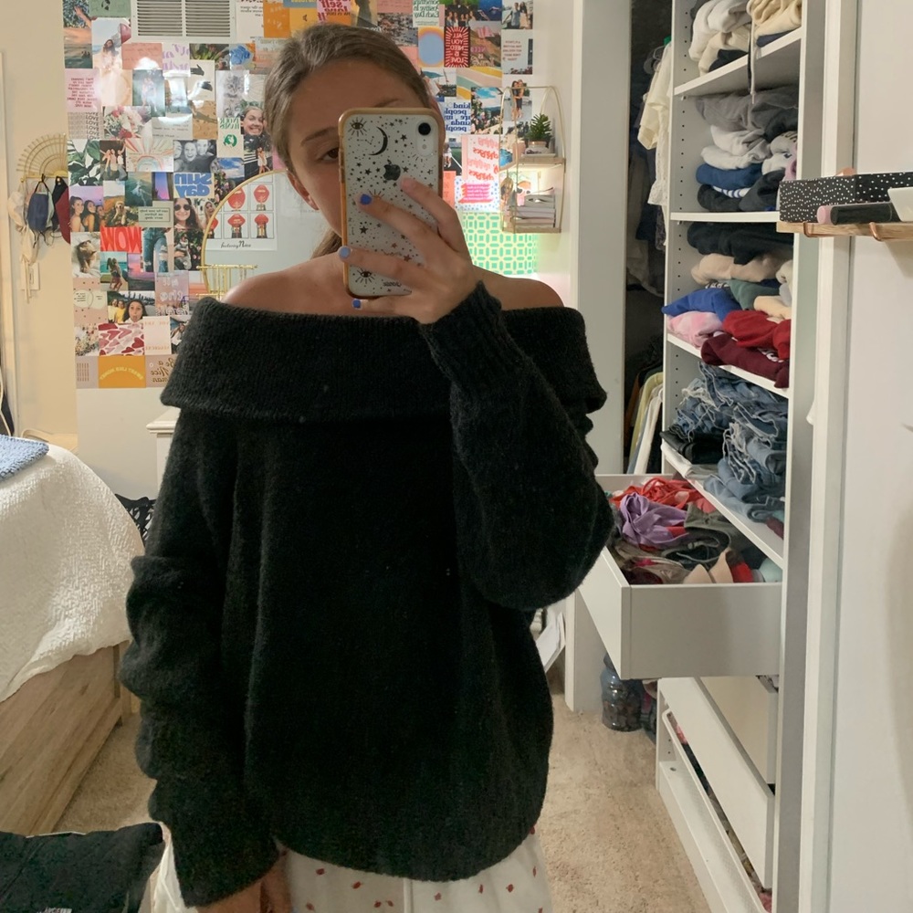 H&M off the shoulder sweater